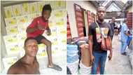 Young man who used to work as load carrier in markets succeeds, now has his own shop (photos)