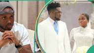 “Rest”: Singer Chike slams Veekee James as she leads choir at her wedding ceremony, sparks reactions