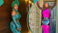 "Spider woman": Uche Jombo celebrates birthday with pink and black outfit, picture trends