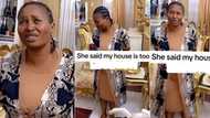 "I cannot stay here": Woman who visited Bobrisky shivers after entering his living room, complains in video