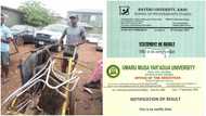 Yazid Surajo: Meet young Nigerian with Master’s degree who is now a scavenger, photos of his results stir reactions
