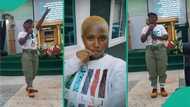 Proud mother wears NYSC uniform to church to give testimony, lists daughters’ achievements
