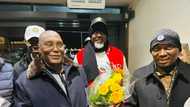 BREAKING: Atiku all smiles as he arrives London amid ill-health rumours