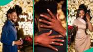 Gospel singer Okopi Peterson gets engaged, proposes with 2 rings: “Everything na double double”