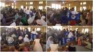 Nigerian Chelsea fans celebrate club's UCL win in church during thanksgiving service, their video goes viral