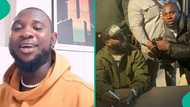 Nigerian man's dream comes true as he finally meets his idol Davido, video goes viral