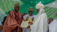 Sarki Nasiru Bayero ya yi limancin Juma’a, Aminu Bayero ya bi bayan Limamin fadar Sarki