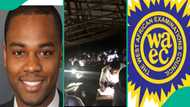 WAEC 2025: Man angry as younger sister returns home by 10pm after writing English language paper
