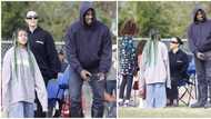 Peacefully co-parenting: Kanye West and Kim Kardashian attend son Saint's soccer game Ttgether