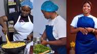 Breaking: Chef Deo who is cooking in Ondo state completes 150 hours in her cookathon, video emerges
