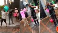 "No need for bathroom": Crowd pours man buckets of water on his birthday, video of his reaction goes viral