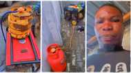 "It works perfectly": Nigerian man uses cooking gas to run fuel generator, video causes stir on TikTok