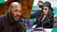 2Baba attends Lagos show with his children amid rumours about his marriage to Natasha Osawaru