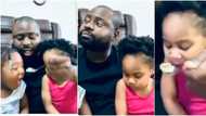 Video of dad using his daughters to "catch cruise" as he eats their cereal while they watch causes stir