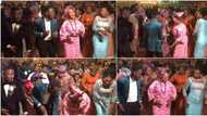 Groom's cute mum, wedding guests vibe to Burna Boy featured song Jerusalema, many react to their dancing moves