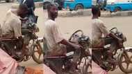 "Naija got talent:" Smart Naija mechanic adds gear to Okada, controls it like car, speeds off in viral video