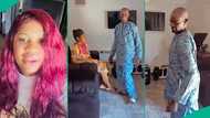Nigerian man who provoked wife tries hard to appease her in funny video, people react