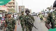 BREAKING: Tension as soldiers take over popular market in Abuja, video emerges