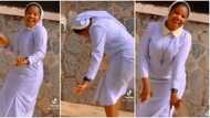Na to take her from God: Pretty rev sister whines waist like rubber as she dances hard in video, stuns many