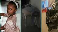 "I will show this video to mum": Dad begs as his smart little daughter records his messy office