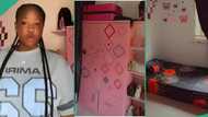 Nigerian lady shows her meticulously arranged hostel room that looks like an expensive hotel
