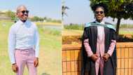 Young man bags three degrees, many people praise his hardworking spirit