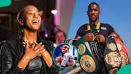 Cuppy video chats Anthony Joshua after defeat to Dubois, boxer's facial appearance causes stir