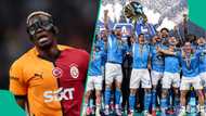 Osimhen keeps silent, refuses to congratulate Napoli after winning Serie A title