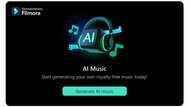 Open your ears and listen: Wondershare Filmora’s AI music generator now commercially available