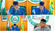 Nigerian governor "copies" Ngige, his new look scatters social media, some say they almost didn't recognise him again (photos)