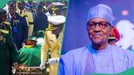 Buhari finally laid to rest amid tears, video trends
