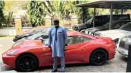 Flamboyant politician Dino Melaye flaunts his fleet of luxury cars, says God's grace is sufficient for him