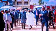 Presidency releases adorable images from wedding of Buhari's son