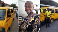 Nigerian graduate showcases his hustle as a commercial driver, says he is not ashamed of it, many react