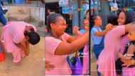 Emotional TikTok video of lady who surprised her twin sister all the way from America went viral