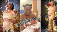 '"I prayed and waited for you": Ruth Kadiri welcomes 2nd child, shares dreamy maternity shoot photos