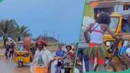 Nigerian students showcase colourful, unique outfits during rag day, video emerges