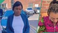Nigerian lady who moved from UK to US captured moment she drove to the Airport in video
