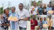 Yoruba Nollywood stars Eniola Afeez, Esther Kale storm daughter's school on birthday, pics, video melt hearts