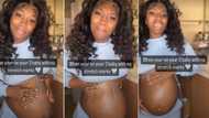 "No stretch marks": Pregnant woman with 2 kids displays fine baby bump, video stuns many