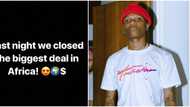 Singer Wizkid reveals he just got the biggest deal in Africa, charges peers to never stop believing (screenshot)