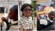 Emotional moment beautiful kid sang for her grandma during video call, expressed love