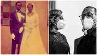 Why did you dress like Michael Jackson? Reactions as Nigerian governor shares wedding photo taken 35 years ago