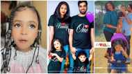 "Ur husband get brother?" Nigerian lady married to Indian man shows off her beautiful family online, many gush