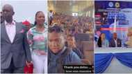 We gave your wife nice reception not you: DELSU students tell Regina Daniels' husband during their visit