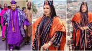 Late Alaafin of Oyo's daughter rocks monarch's royal outfit to mark her birthday, resemblance wows many