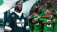 “Can’t wait to watch finals”: Burna Boy celebrates Nigeria beating South Africa at AFCON, fans react