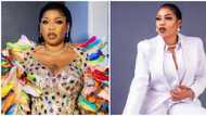 Fashion designer Toyin Lawani attends Priscilla Ojo's birthday bash in colourful feather ensemble