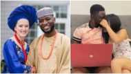 3 men who went abroad but fell in love with beautiful Oyinbo ladies, one says he may never return home