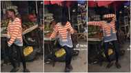 "Help me find her": Lady puts Bluetooth speaker in front of girl inside market, she dances well